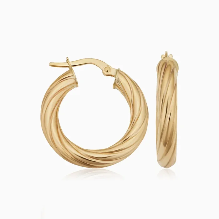With A Twist Round Hoops