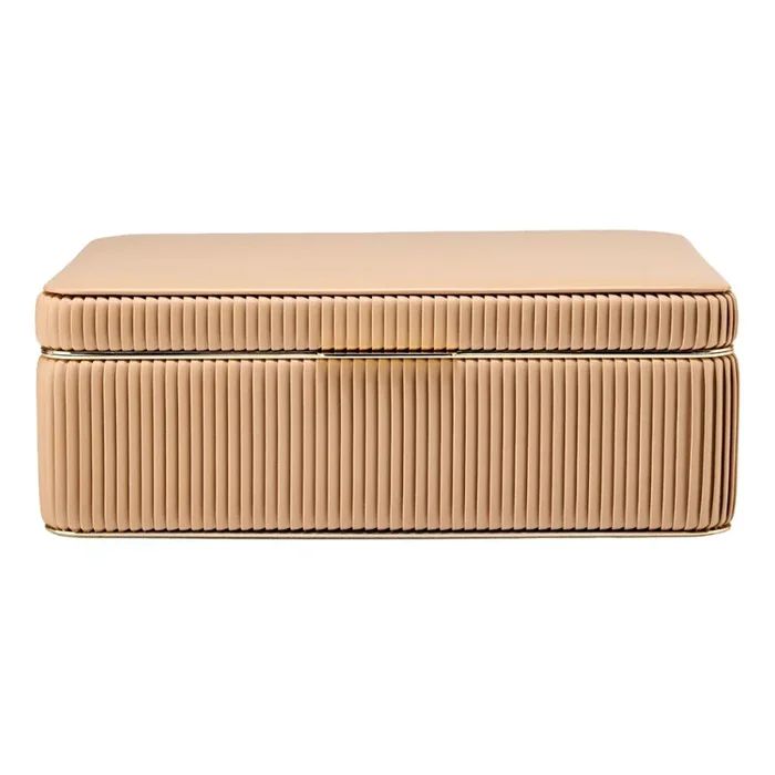 Wolf Designs Bella Large Jewelry Box in Mocha