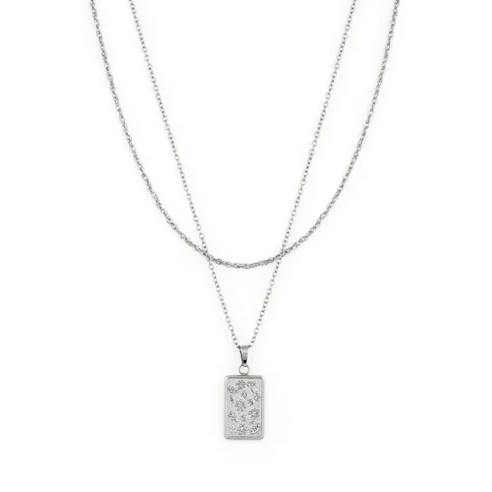 Work of Art Necklace – Silver