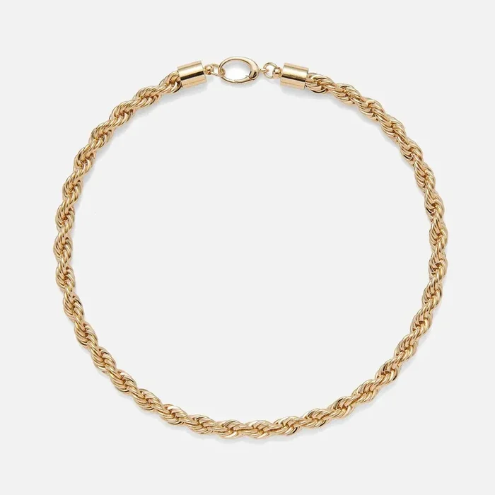 XL Rope Chain Necklace in Gold