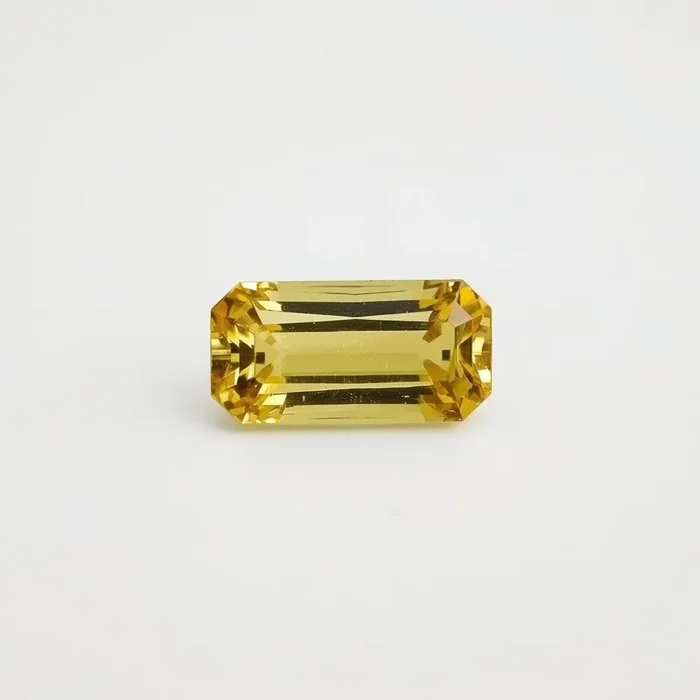 Yellow Sapphire 1PC Small 6×12 MM Baguette Faceted Yellow Shine Precious Loose Gems