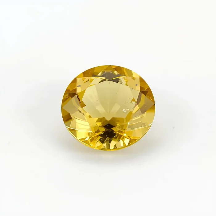 Yellow Sapphire 1PC Tiny 5×5 MM Round Faceted Yellow Sparkling Precious Loose Gemstone