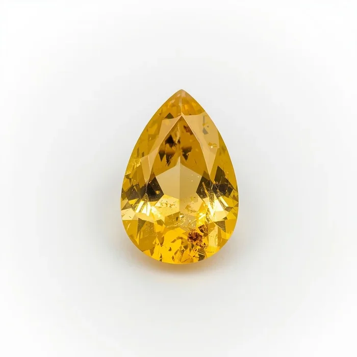 Yellow Sapphire 1PC Tiny 5×7 MM Pear Faceted Yellow Lustrous Precious Gems
