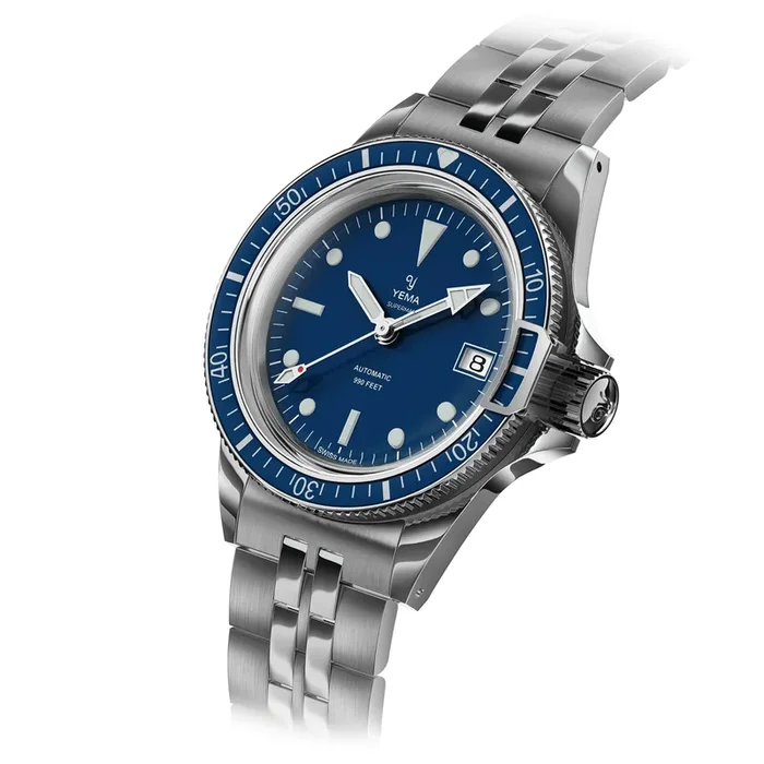 Yema Superman Swiss Edition Blue 39 mm YSUP25B39-GMS – Lepage