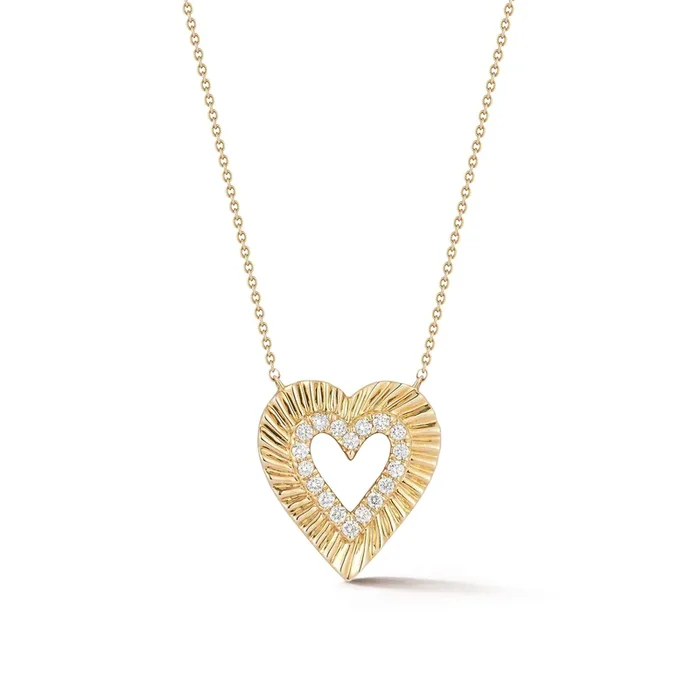 Zoe Louise Spiral Heart Necklace